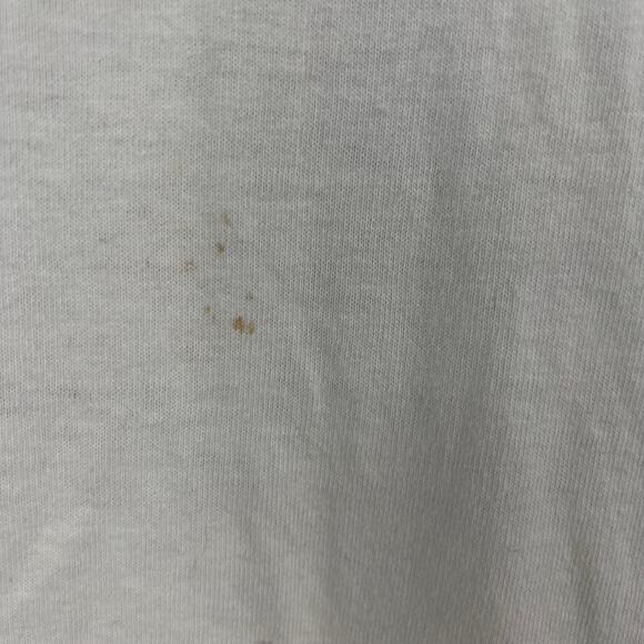 Vtg Texas 1993 White & Blue Floral T-shirt Fruit Of Loom Cotton USA Made Medium - Picture 3 of 12